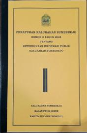 PERATURAN KALURAHAN TENTANG KETERBUKAAN INFORMASI PUBLIK